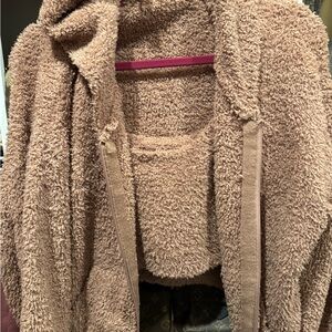 Skims Cozy Tan Sherpa Jacket